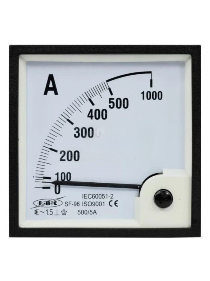 AMPERÍMETRO 500A 7*7