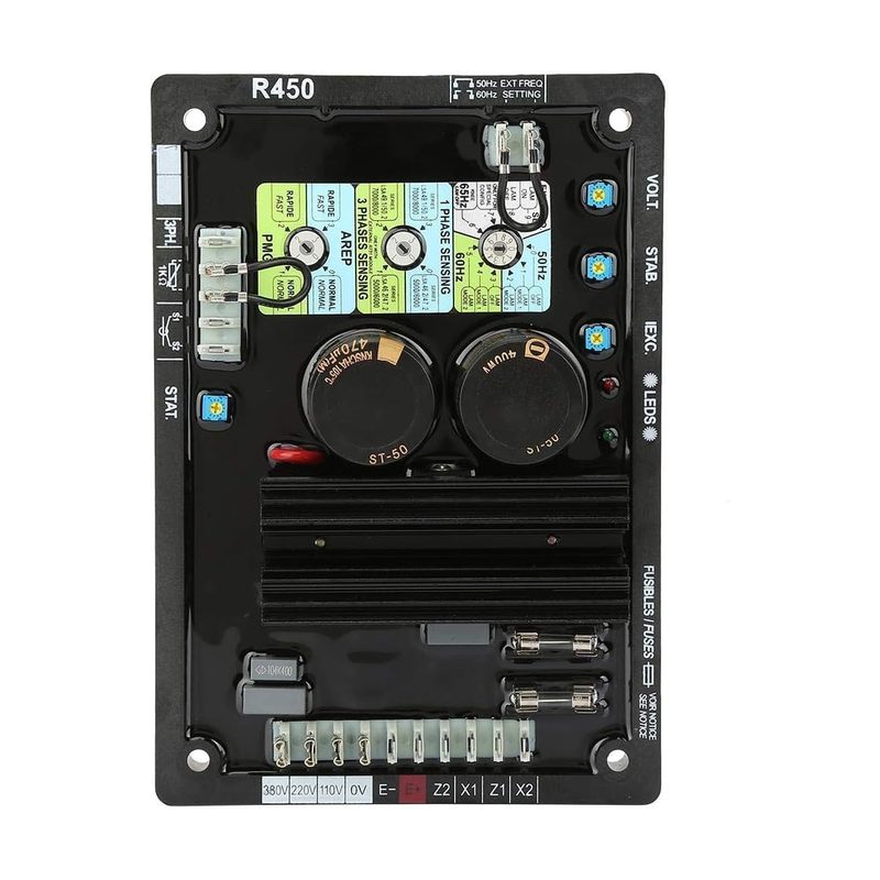 Regulador de voltaje AVR R450 — referencia REG-10014